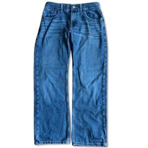 Levis 505 Jeans Size 16 Reg W28 X L28 Straight Medium Denim Wash Womans